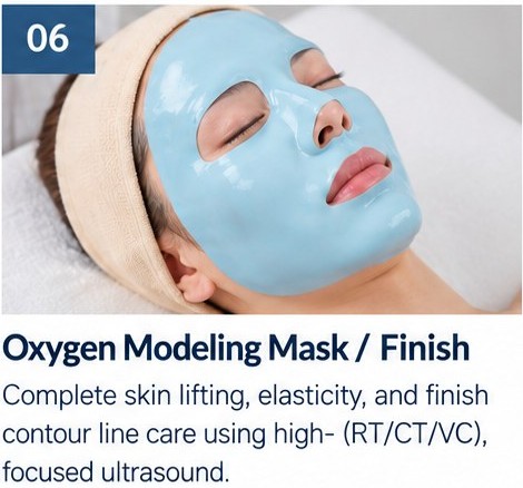 Finishing mask applied at the end of the treatment at Face Jion