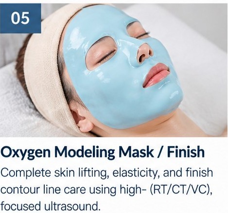 Finishing mask applied at the end of the treatment at Face Jion